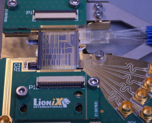 A beamformer chip with actuators on chip
