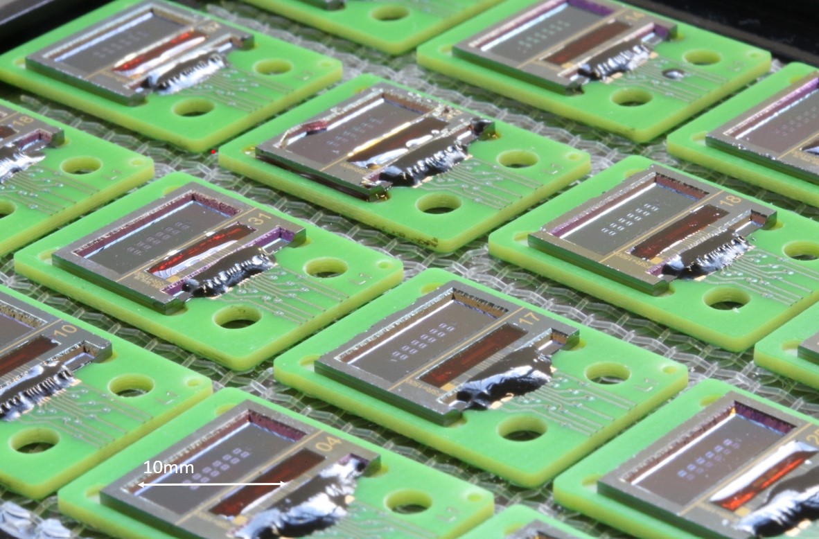 diagnostic biosensor chips volume manufactured diagnostic photonic biosensor chips on PCBs
