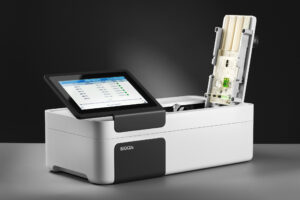 photonic biosensor benchtopinstrument A benchtop instrument designed for use with a consumable photonic biosensor cartridge