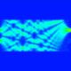 Light propagating in a Haar transform optical chip fabricated via our visible light multi project wafer.