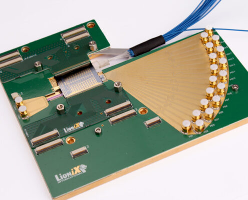 integrated microwave photonics based integrated optical beamformer