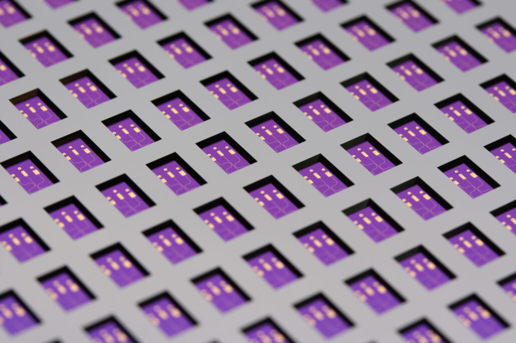 volume fabricated RGB light engines for AR