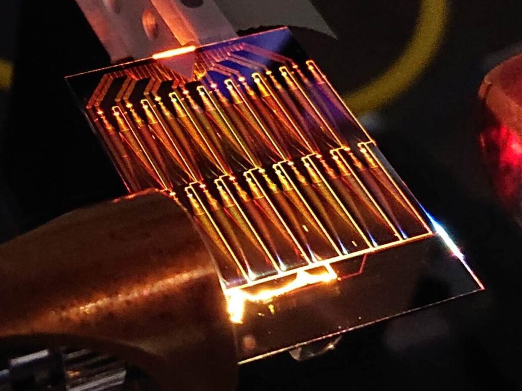 OCT Picture 850nm MPW chip for COT life science applications