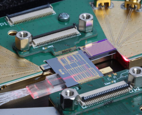 a photonic integrated circuit development produced at LioniX