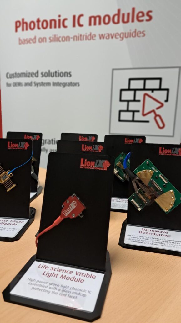 Integrated photonics modules at Photonics West A set of integrated photonics modules which will be featured at our Photonics West booth