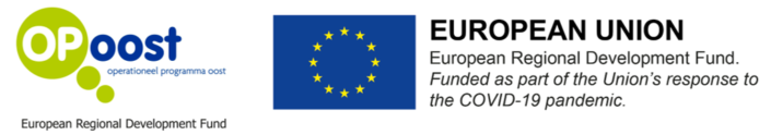 ERDF and OP OOst logos