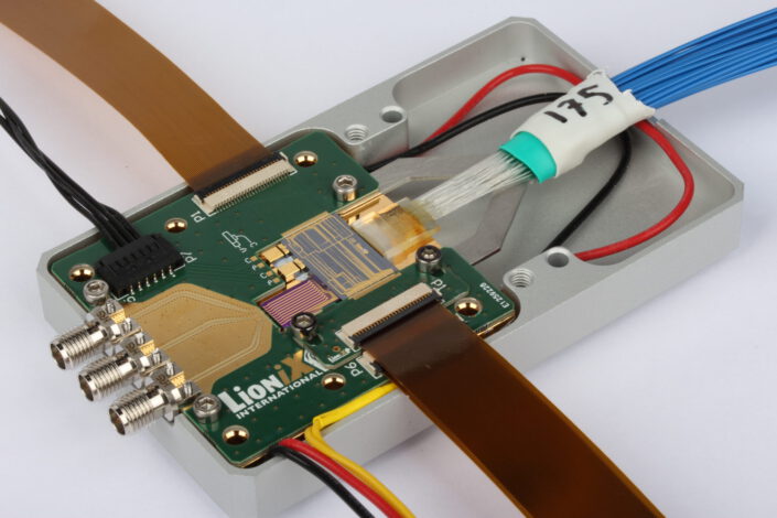 Repeater module with the package open. Photo of the repeater module with the package open.